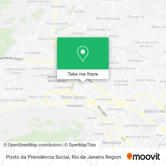 Posto da Previdência Social map