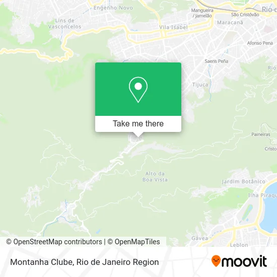Montanha Clube map