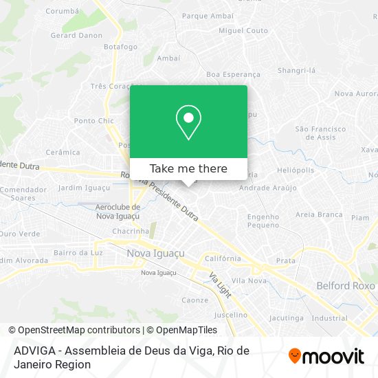 ADVIGA - Assembleia de Deus da Viga map