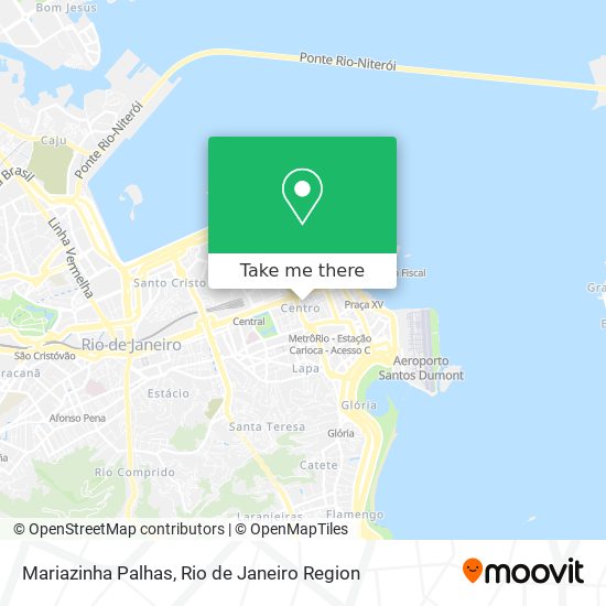 Mariazinha Palhas map