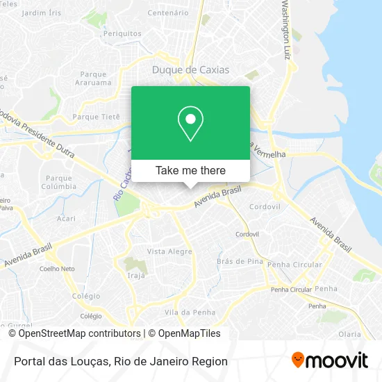 Portal das Louças map