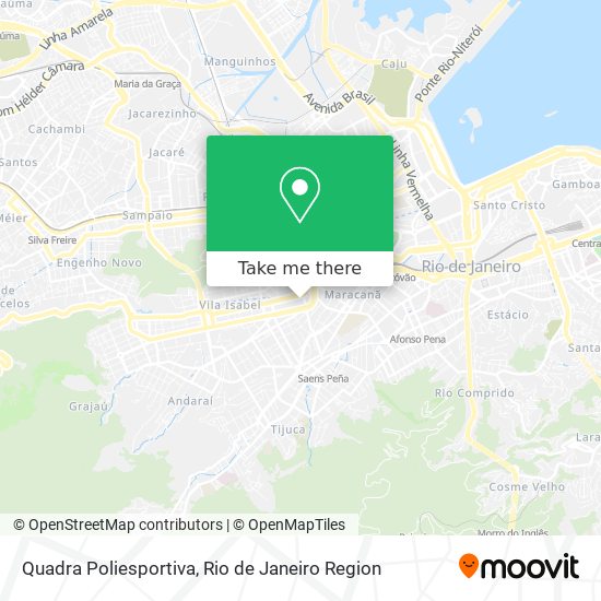 Quadra Poliesportiva map