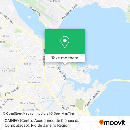 CAINFO (Centro Acadêmico de Ciência da Computação) map
