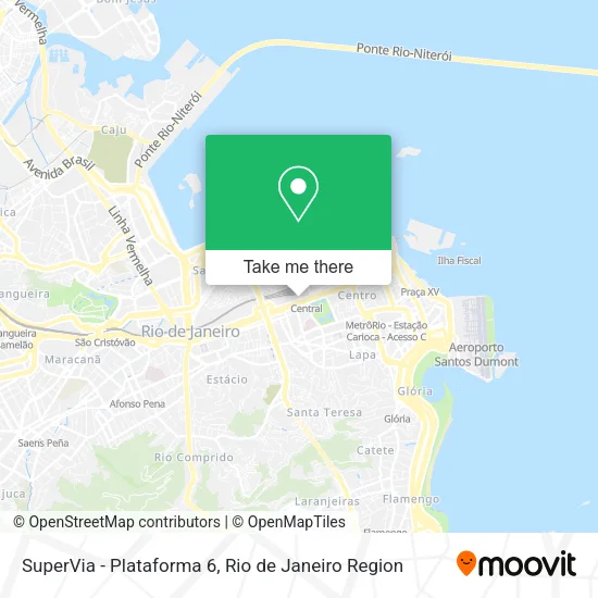 SuperVia - Plataforma 6 map