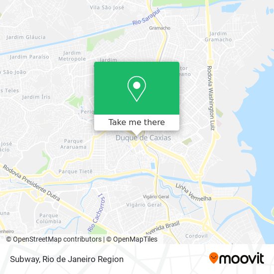 Mapa Subway