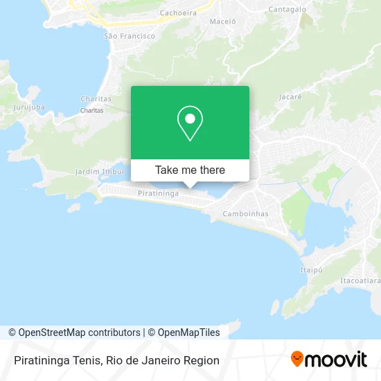 Piratininga Tenis map