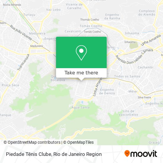 Piedade Tênis Clube map