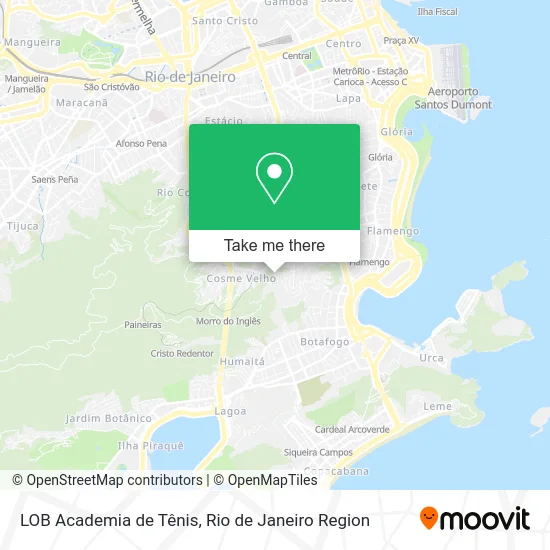LOB Academia de Tênis map