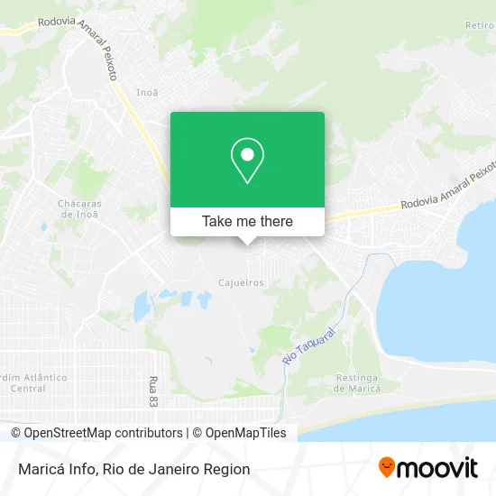 Maricá Info map