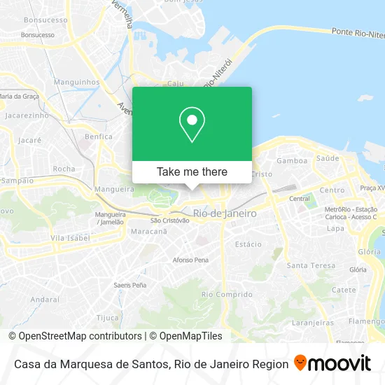 Casa da Marquesa de Santos map