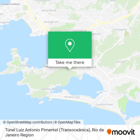 Túnel Luiz Antonio Pimentel (Transoceânica) map