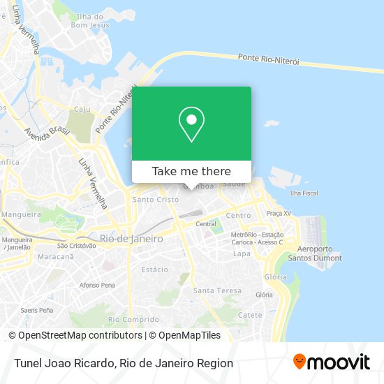 Tunel Joao Ricardo map