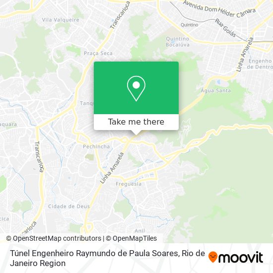 Túnel Engenheiro Raymundo de Paula Soares map