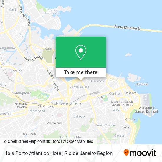 Mapa Ibis Porto Atlântico Hotel