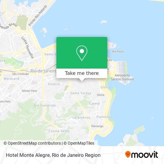 Hotel Monte Alegre map