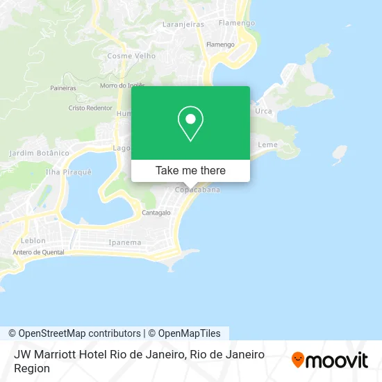 JW Marriott Hotel Rio de Janeiro map