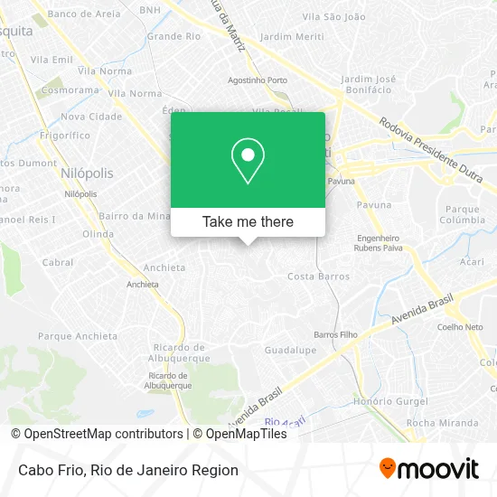 Cabo Frio map