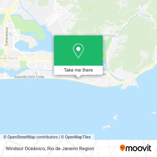 Windsor Oceânico map