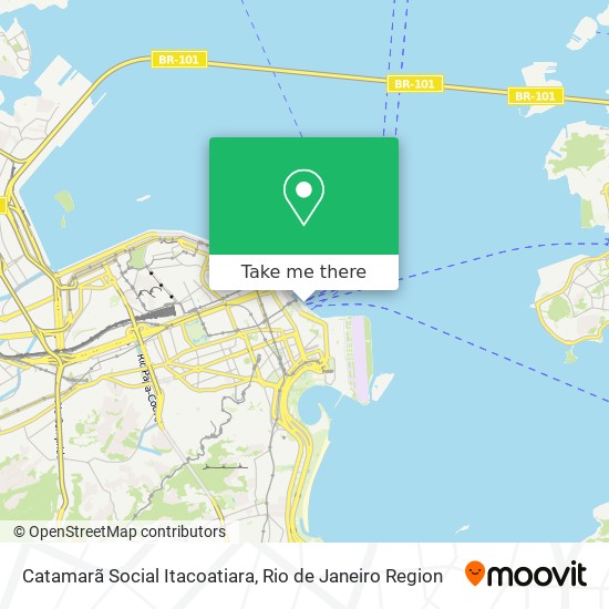 Catamarã Social Itacoatiara map