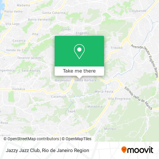 Jazzy Jazz Club map