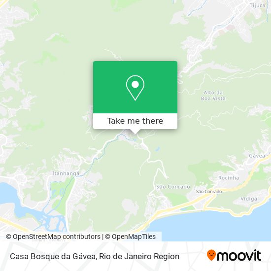 Casa Bosque da Gávea map