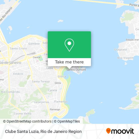 Mapa Clube Santa Luzia