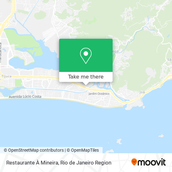 Restaurante À Mineira map