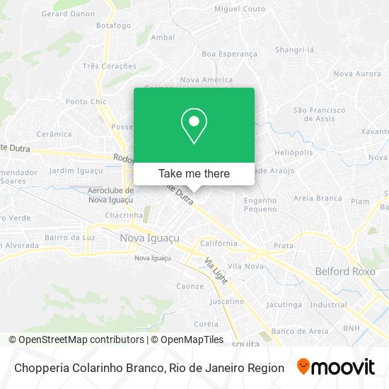 Chopperia Colarinho Branco map