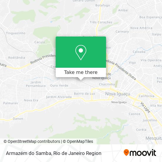 Armazém do Samba map