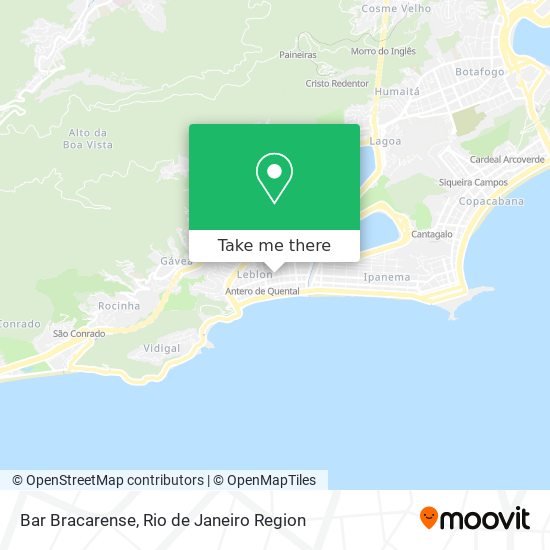 Bar Bracarense map