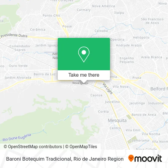 Baroni Botequim Tradicional map