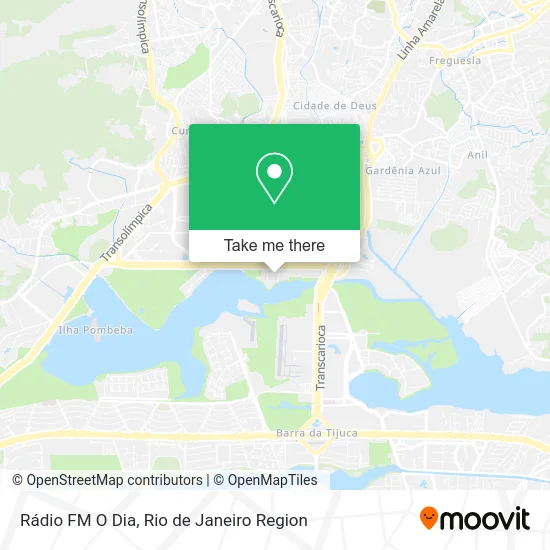 Rádio FM O Dia map