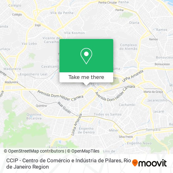 CCIP - Centro de Comércio e Indústria de Pilares map