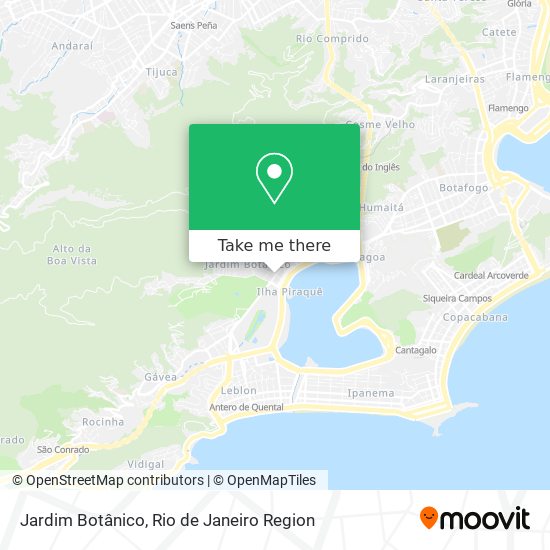 Mapa Jardim Botânico