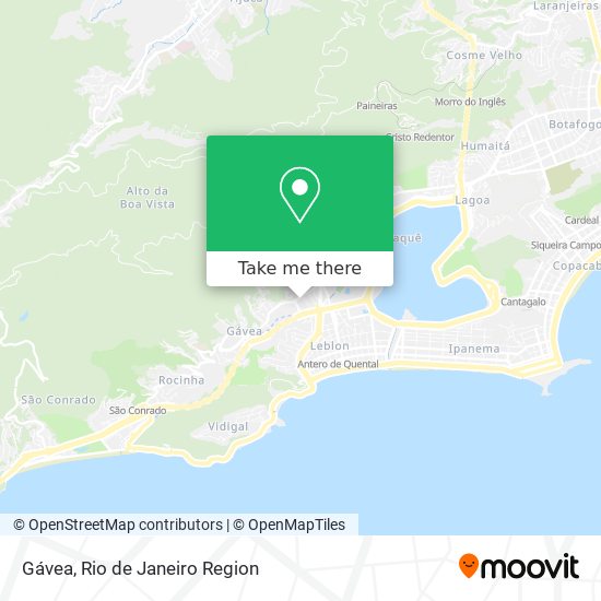 Gávea map