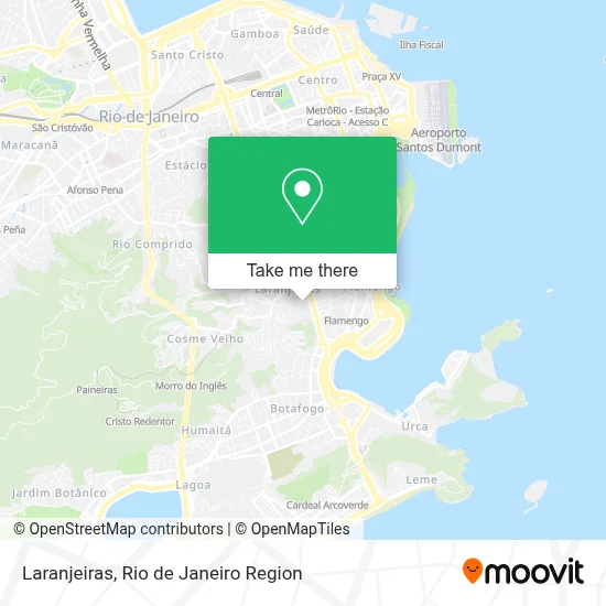 Laranjeiras map