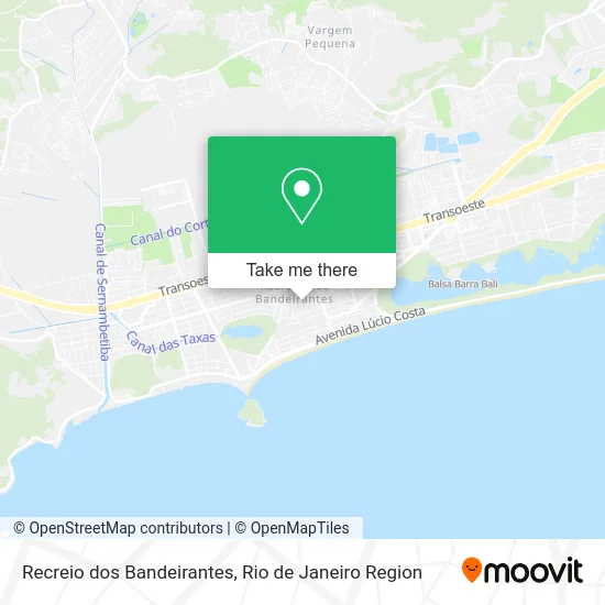 Recreio dos Bandeirantes map