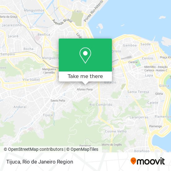 Mapa Tijuca