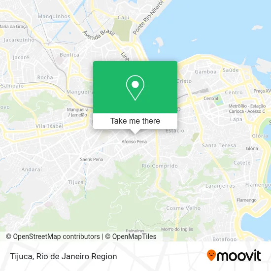 Tijuca map