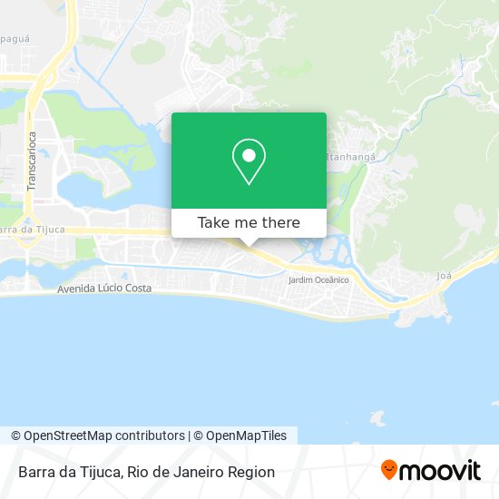 Mapa Barra da Tijuca