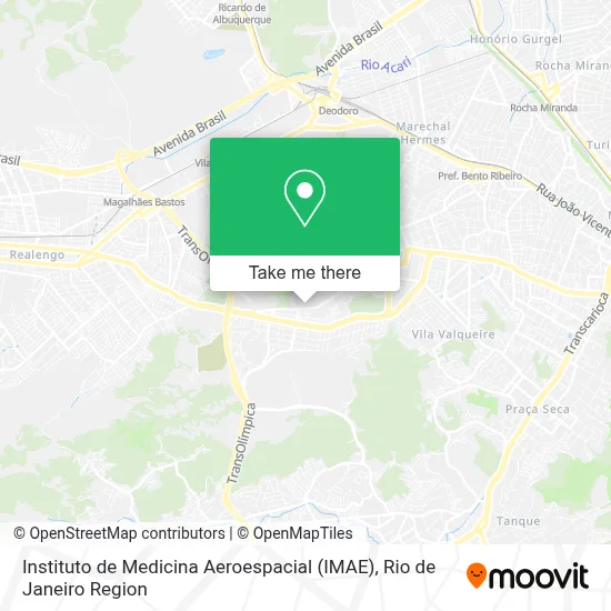 Instituto de Medicina Aeroespacial (IMAE) map