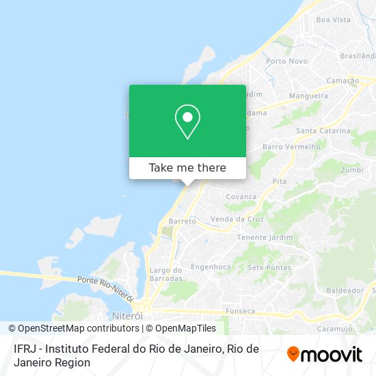 Mapa IFRJ - Instituto Federal do Rio de Janeiro