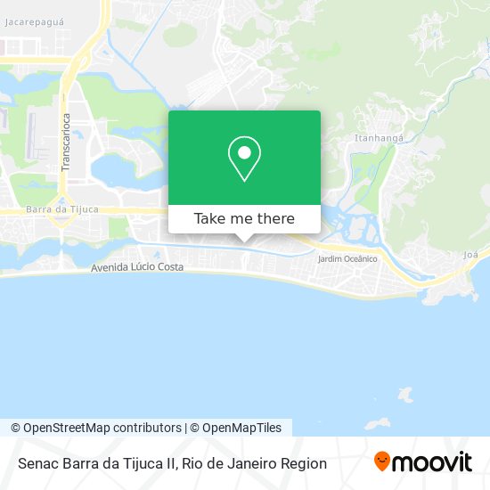 Senac Barra da Tijuca II map