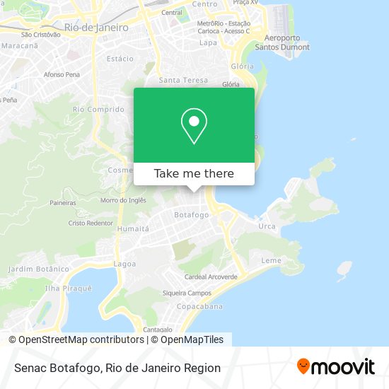 Mapa Senac Botafogo