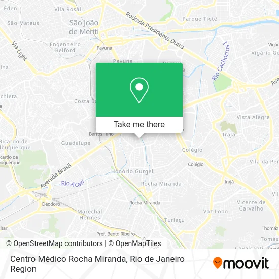 Centro Médico Rocha Miranda map