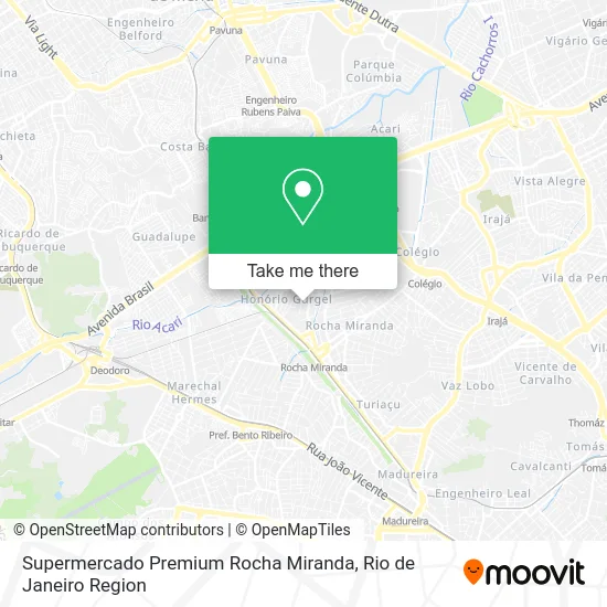 Supermercado Premium Rocha Miranda map