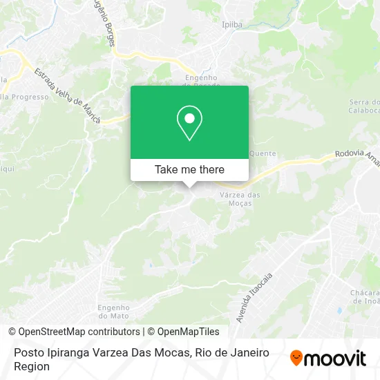 Posto Ipiranga Varzea Das Mocas map