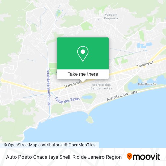 Auto Posto Chacaltaya Shell map