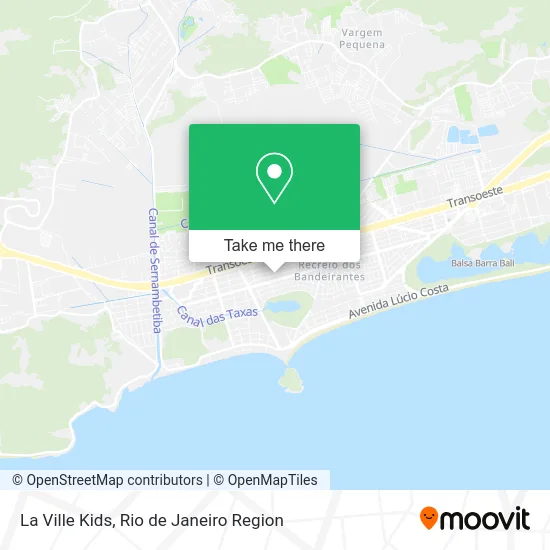 La Ville Kids map