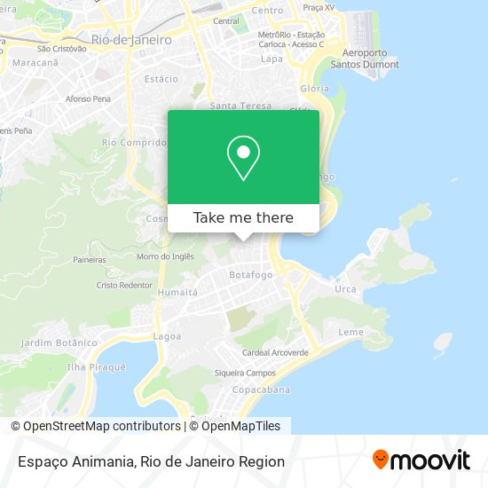 Espaço Animania map